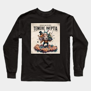 Dizgraceland Records Temere Ineptia Long Sleeve T-Shirt